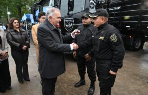Jaldo encabezó la inauguración de aulas y la entrega de equipamiento para la Policía