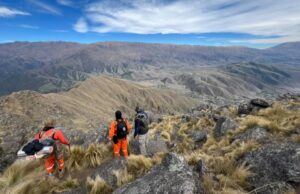 La búsqueda de Raúl Moyano llegó a los 3.000 metros de altura en el cerro Ñuñorco