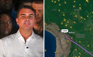 Migraciones confirmó que Flávio Bolsonaro salió de Argentina con su familia a Ecuador en un avión privado y se dirige hacia EEUU